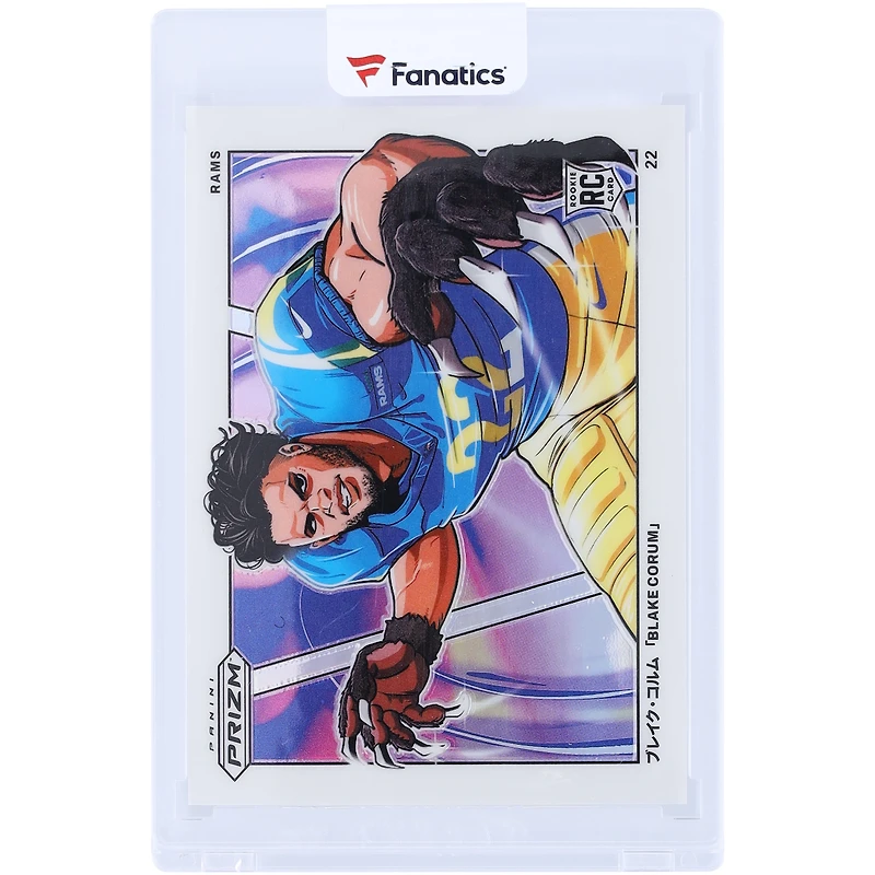 Blake Corum Los Angeles Rams 2024 Panini Prizm Manga Case Hit #M-BCO Rookie Card