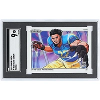 Carte de recrue Blake Corum des Rams de Los Angeles 2024 Panini Prizm Manga Case Hit #M-BCO authentifiée SGC 9