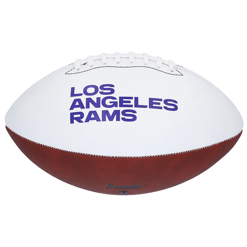 Ballon de football Franklin White Panel autographié par Davante Adams des Los Angeles Rams