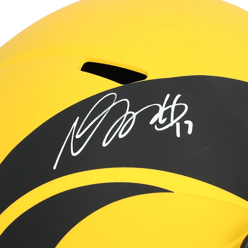 Casque Riddell Rave Speed ​​autographié par Davante Adams des Los Angeles Rams