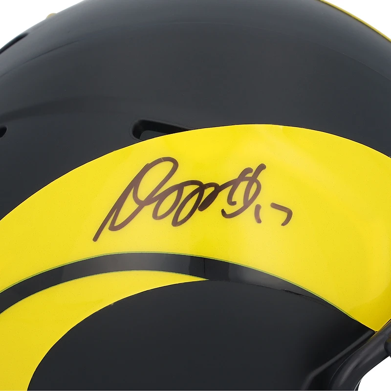 Mini-casque Riddell Rivalry Speed autographié par Davante Adams des Rams de Los Angeles