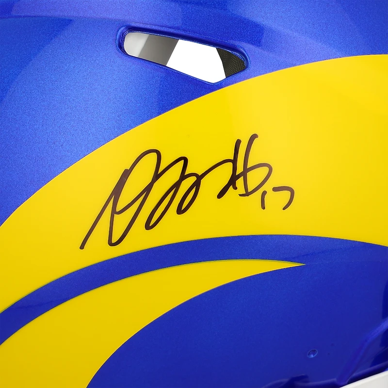 Casque Riddell Speed authentique autographié par Davante Adams des Los Angeles Rams