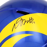 Réplique du casque Riddell Speed autographié par Davante Adams des Los Angeles Rams
