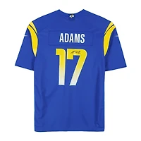 Maillot de match Nike royal autographié par Davante Adams des Rams de Los Angeles