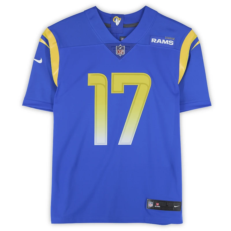 Davante Adams Los Angeles Rams Autographed Royal Nike Limited Jersey