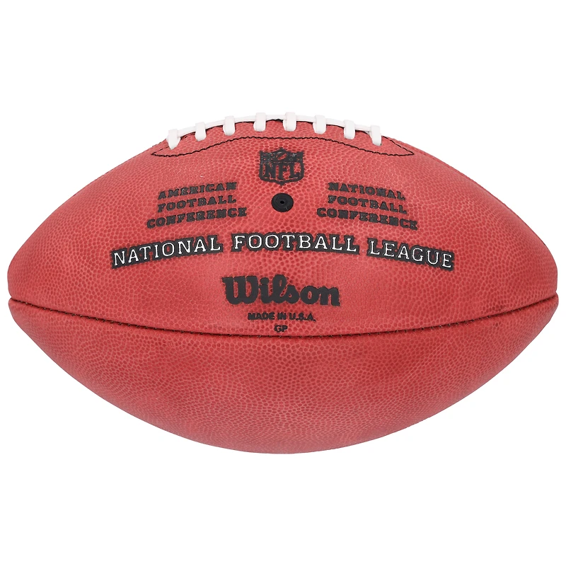Ballon de football Wilson Duke en couleur, autographié par Davante Adams des Rams de Los Angeles, avec les inscriptions « 3x All Pro » et « 6x Pro Bowl ».