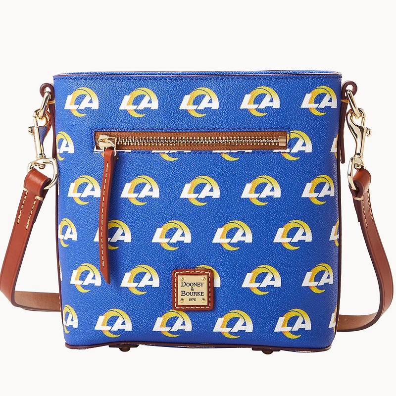 Dooney & Bourke Los Angeles Rams Signature Small Zip Crossbody Pursuit