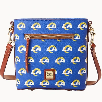 Dooney & Bourke Los Angeles Rams Signature Small Zip Crossbody Pursuit