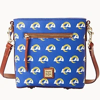 Dooney & Bourke Los Angeles Rams Signature Small Zip Crossbody Pursuit