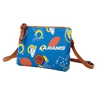 Sac à main à bandoulière avec fermeture éclair sur le dessus Dooney & Bourke Los Angeles Rams