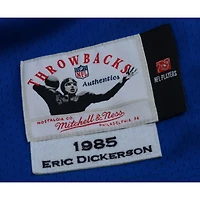 Eric Dickerson Los Angeles Rams Autographed 1985 Throwback Mitchell & Ness Blue Authentic Jersey with "HOF 99" Inscription