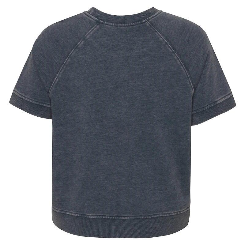 T-shirt à manches raglan Los Angeles Rams Cheer Squad Heather Charcoal Juniors pour fille