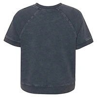 T-shirt à manches raglan Los Angeles Rams Cheer Squad Heather Charcoal Juniors pour fille