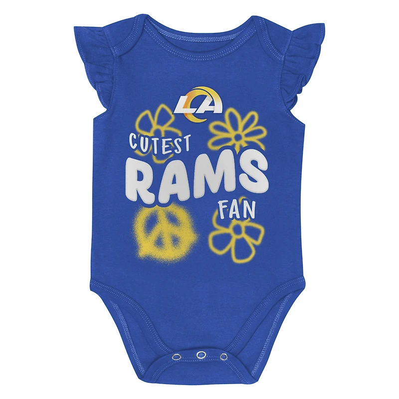 Ensemble deux pièces pour nouveau-né et nourrisson Outerstuff Los Angeles Rams The Sunshine