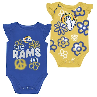 Ensemble deux pièces pour nouveau-né et nourrisson Outerstuff Los Angeles Rams The Sunshine