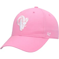 Girls Youth '47 Pink Los Angeles Rams Rose MVP Adjustable Hat