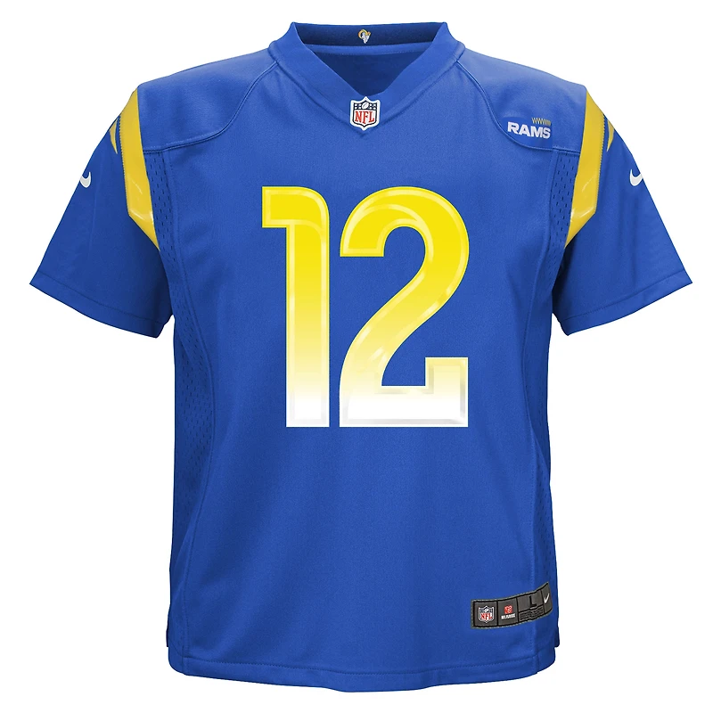 Maillot de jeu Nike Puka Nacua Royal Los Angeles Rams pour bébé
