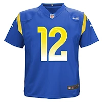 Maillot de jeu Nike Puka Nacua Royal Los Angeles Rams pour bébé