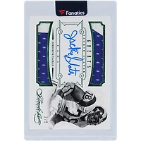 Jackie Slater Los Angeles Rams Autographed 2014 Panini Flawless Emerald Dual Two-Color Relic #26 #2/5 Card