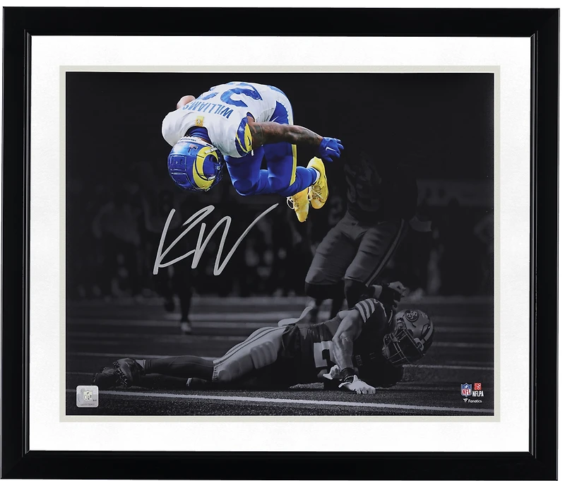 Kyren Williams Los Angeles Rams Autographed 16" x 20" Flip Spotlight Photograph
