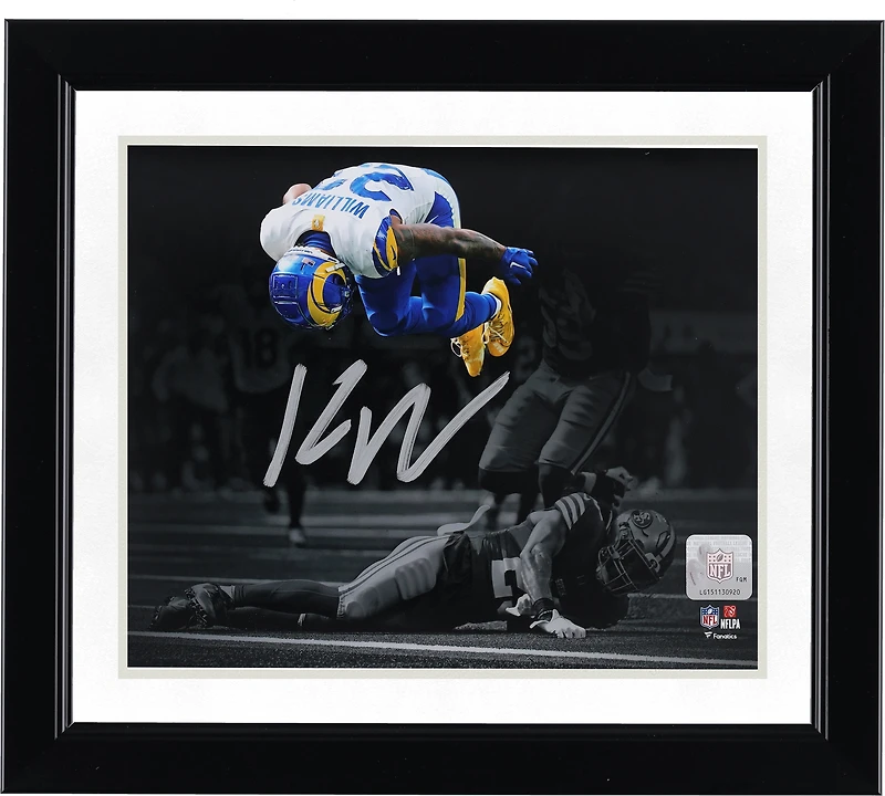 Kyren Williams Los Angeles Rams Autographed 8" x 10" Flip Spotlight Photograph