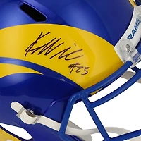 Casque réplique autographié par Kyren Williams des Los Angeles Rams