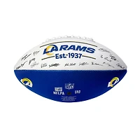 Logo Brands Los Angeles Rams 2025 Autograph Signature Football