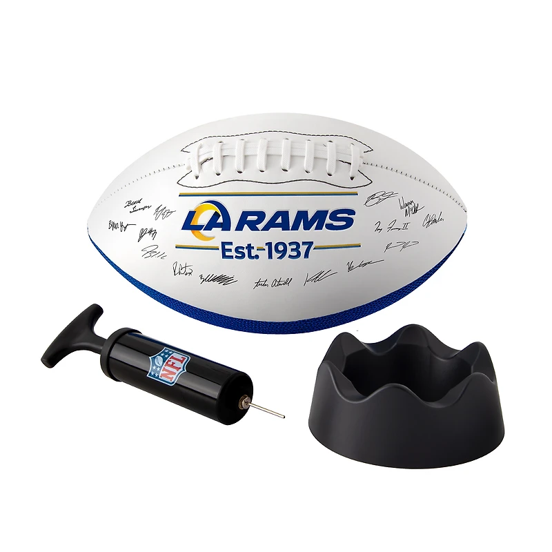 Logo Brands Los Angeles Rams 2025 Autograph Signature Football