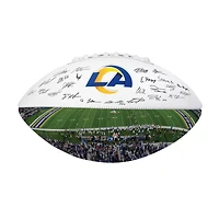 Logo Brands Los Angeles Rams 2025 Autograph Signature Football