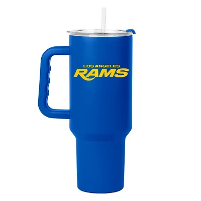 Gobelet isotherme à revêtement en poudre Logo Brands Los Angeles Rams de 1,2 L (40 oz)