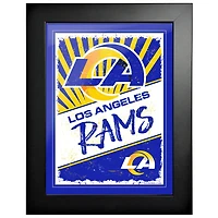 Los Angeles Rams - Art encadré classique 12'' x 16''
