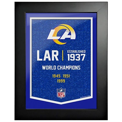 Los Angeles Rams - 12'' x 16'' Empire Framed Art