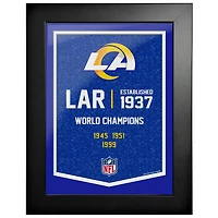 Los Angeles Rams - 12'' x 16'' Empire Framed Art