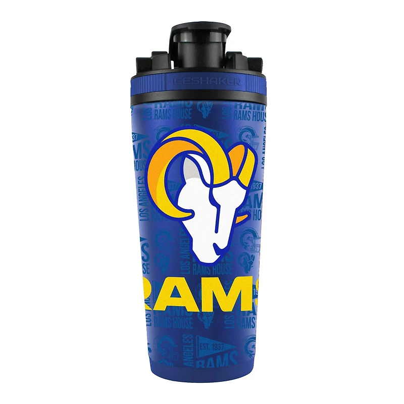 Los Angeles Rams 26oz. 4D Stainless Steel Shaker Bottle