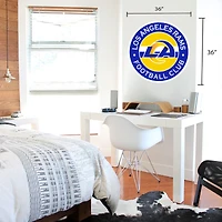 Los Angeles Rams 36'' x 36'' Logo Repositionable Wall - Decal