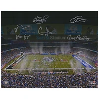 Photographie dédicacée des Los Angeles Rams pour le Super Bowl LVI, 16'' x 20'', avec plusieurs signatures - Édition limitée à 156 exemplaires