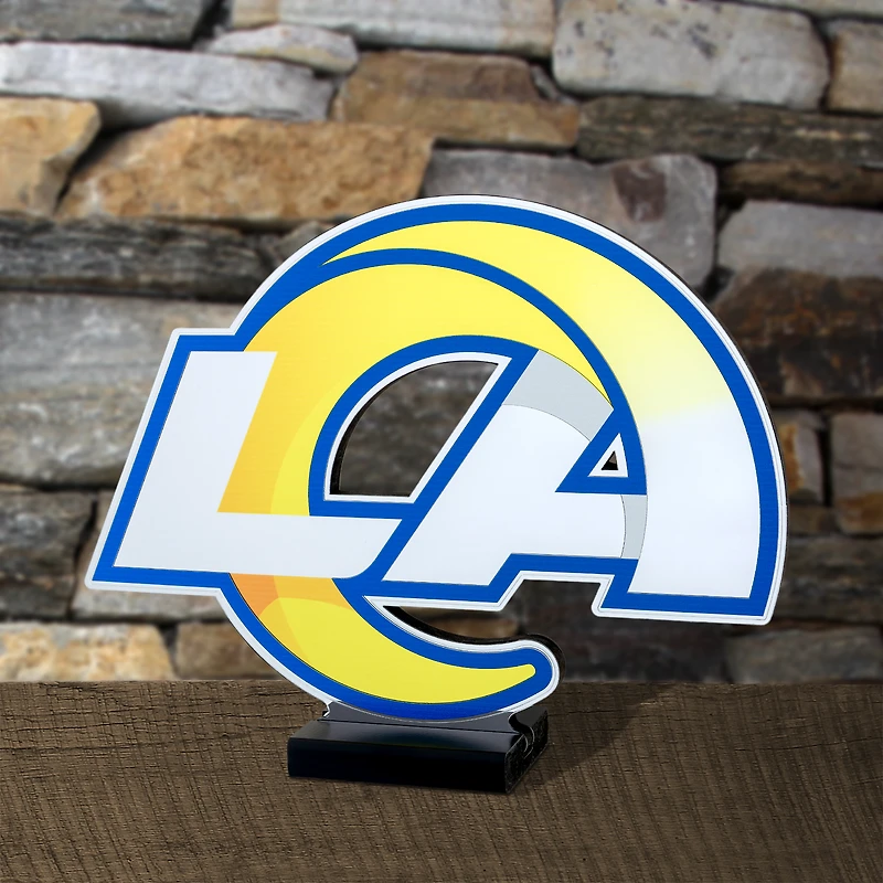 Lampe LED Infinity avec logo des Los Angeles Rams