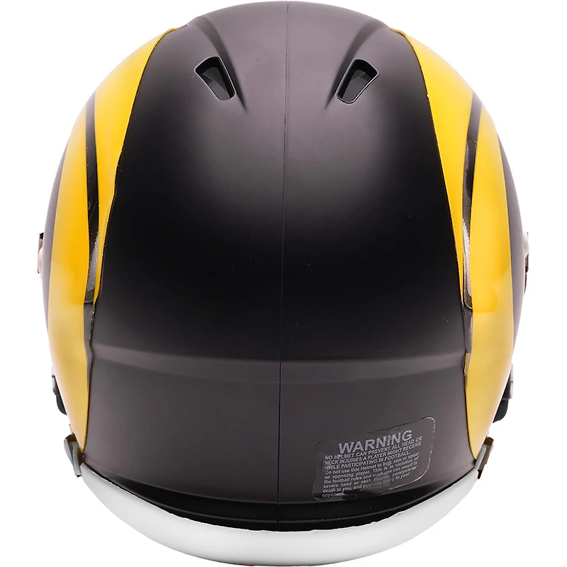 Mini-casque de vitesse alternatif sur le terrain Riddell 2025 Rivalries Collection des Los Angeles Rams