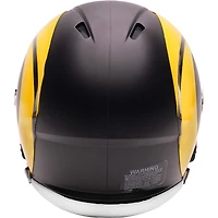 Mini-casque de vitesse alternatif sur le terrain Riddell 2025 Rivalries Collection des Los Angeles Rams