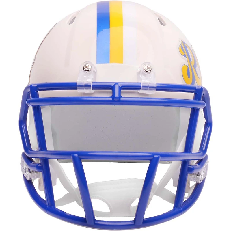Casque miniature Speed ​​de la collection rétro Riddell des Rams de Los Angeles