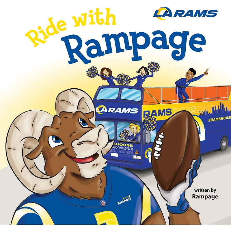 Los Angeles Rams Ride with Rampage Livre relié