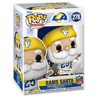 Figurine en vinyle exclusive Fanatics 2024 du Père Noël des Los Angeles Rams Funko Pop!