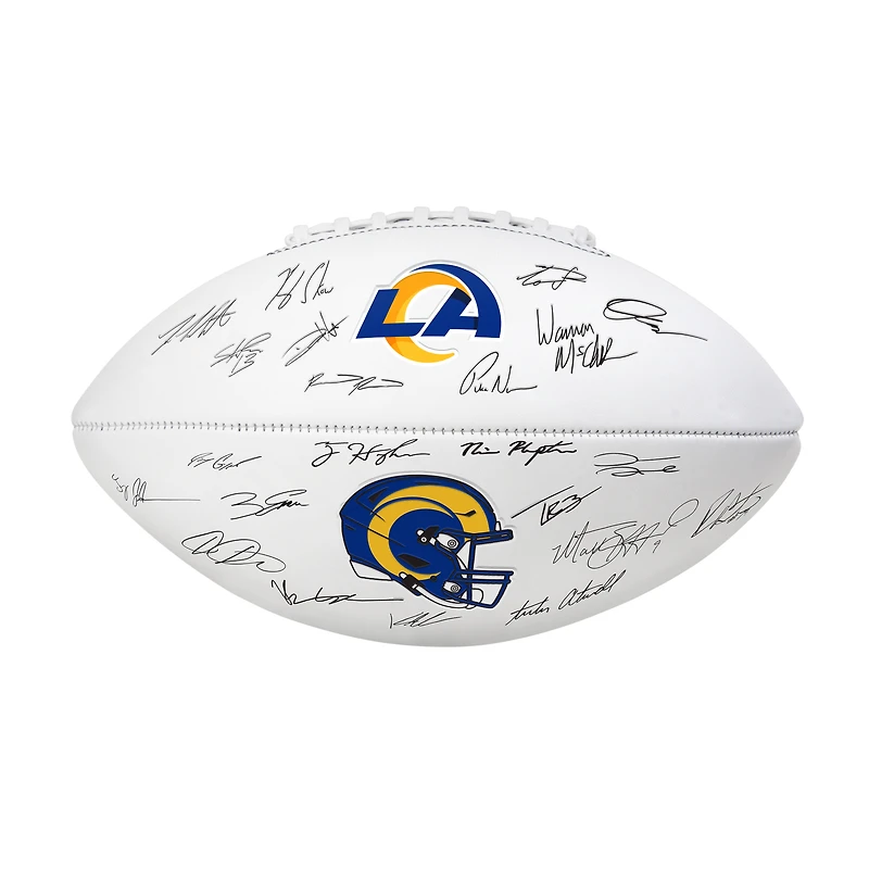 Ballon de football signature des Los Angeles Rams