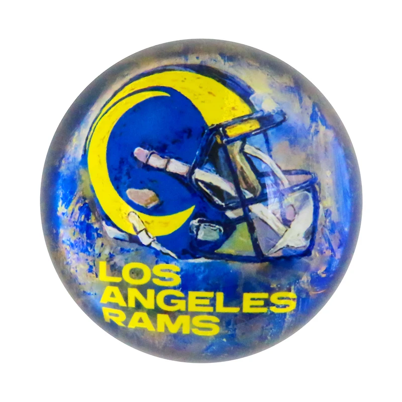 Presse-papiers en forme de dôme de fierté de l'équipe des Los Angeles Rams