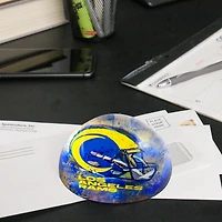 Presse-papiers en forme de dôme de fierté de l'équipe des Los Angeles Rams