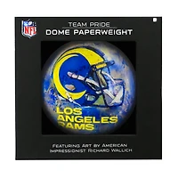 Presse-papiers en forme de dôme de fierté de l'équipe des Los Angeles Rams
