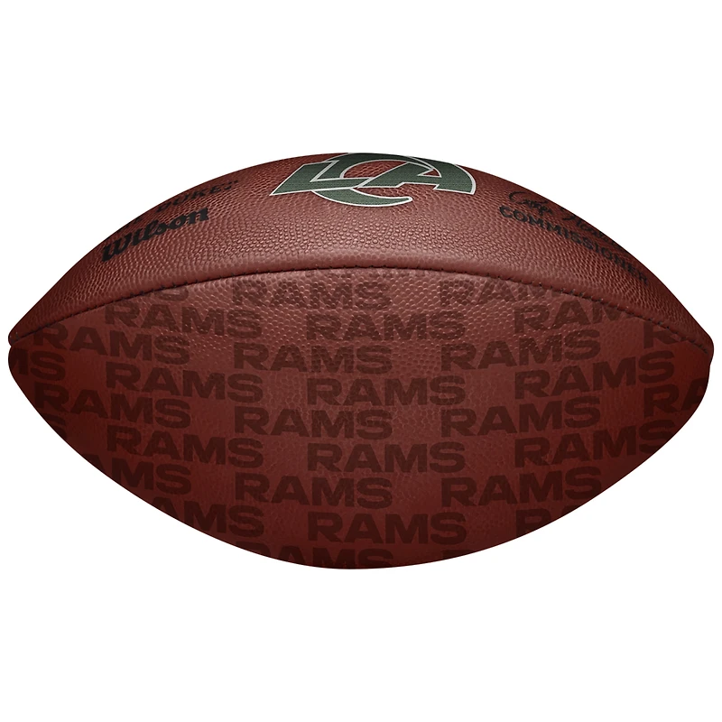 Los Angeles Rams Unsigned Wilson Showcase Duke Pro Football