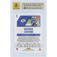 Matthew Stafford Los Angeles Rams Autographed 2021 Panini Phoenix Fire Burst #47 Beckett Fanatics Witnessed Authenticated 9.5/10 Card