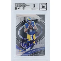 Matthew Stafford Los Angeles Rams Autographed 2021 Panini Spectra #54 #/149 Beckett Fanatics Witnessed Authenticated 9/10 Card