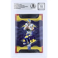 Matthew Stafford Los Angeles Rams Autographed 2022 Panini Donruss Elite Title Waves Red #TW9 #/99 Beckett Fanatics Witnessed Authenticated 10 Card